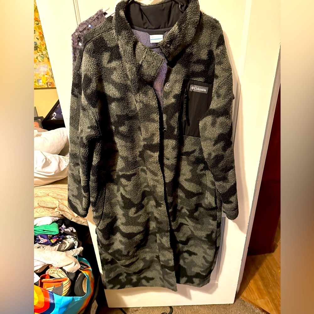 Columbia Camouflage Fleece Coat